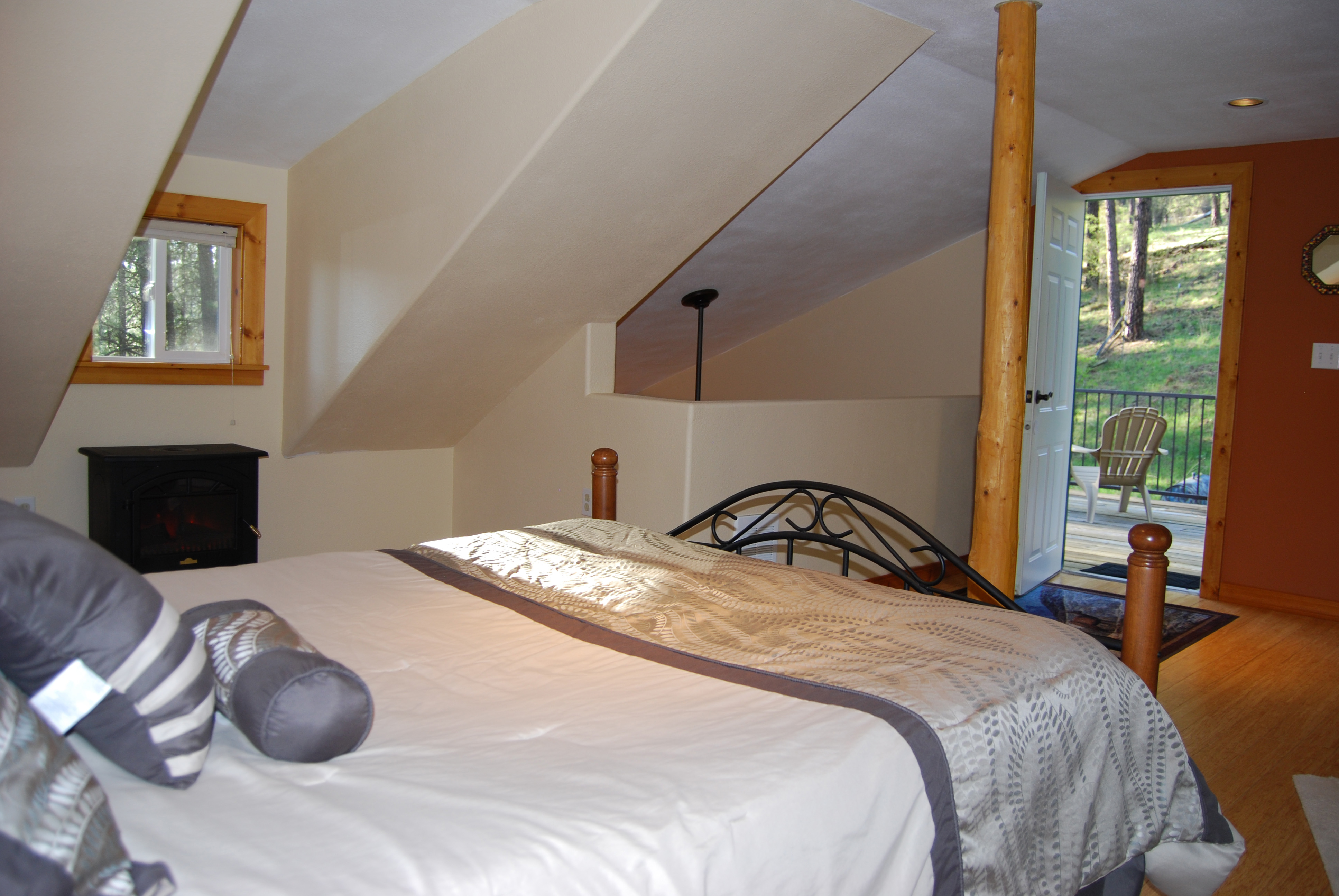Loft Bedroom Balcony View
